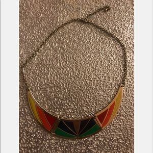 Rainbow Gold Necklace - MULTI COLORED